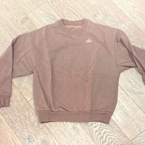 ALO Yoga Men's Tan Crewneck Sweater